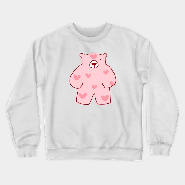 Lovely Teddy Bear Crewneck Sweatshirt by Demonic cute cat